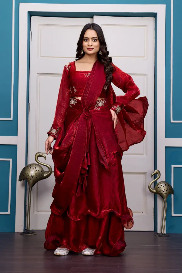 MAROON_LAHENGA_(4PCS)_SET
