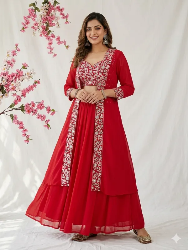 INDOWESTERN_LAHENGA_CHOLI_SET