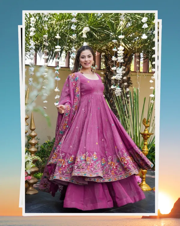 DUSTY_ROSE_COLOUR_PREMIUM_READYMADE_ANARKALI_SUIT_SET_(3PCS)