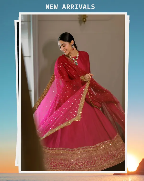 RANI_PINK_COLOUR_PREMIUM_READYMADE_ANARKALI_SUIT_SET_(3PCS)
