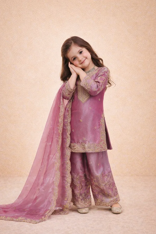 PINK_COLOUR_KIDS_WEAR_TOP_PALAZZO_AND_DUPATTA