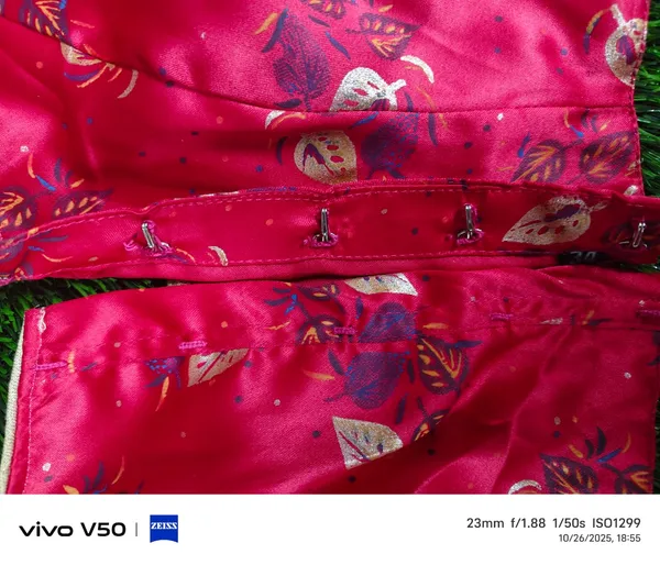 100%_silk_pink_colour_without_lining_blouse