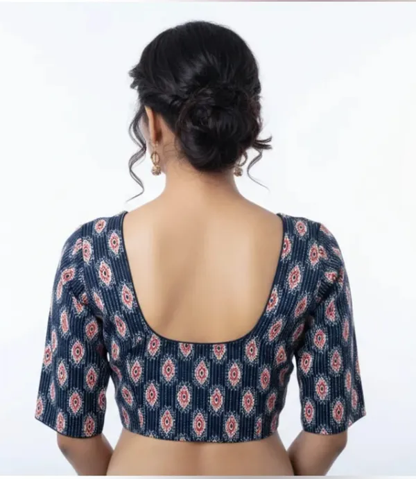 Multicolour_Pure_Cotton_Handwork_Blouse_For_Women