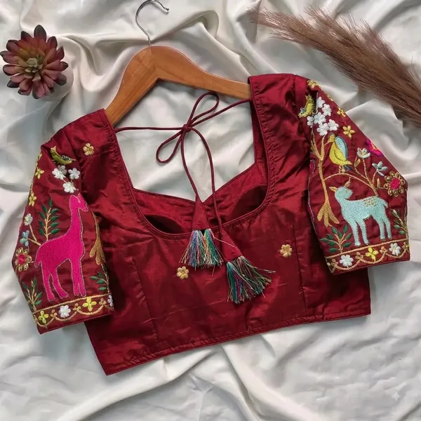 PURE_MAROON__MILAN__SILK_THREAD_EMBRIODERY_BLOUSE