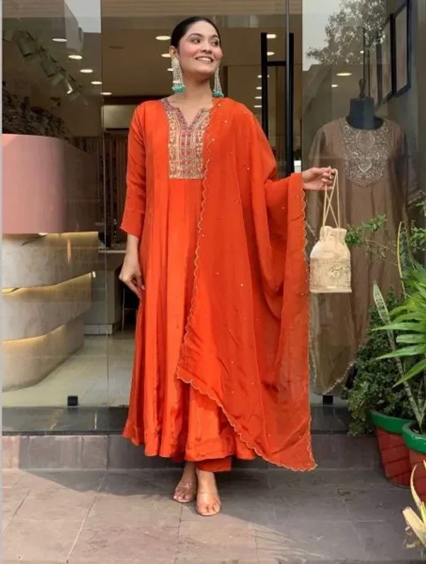Party_Wear_Ready_to_Wear_Vichitra_Silk_Embroidered_Kurti_Pant_Set_with_Dupatta_for_Women