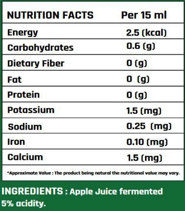 Organic|Unfiltered|Raw|Unpasteurized_Apple_Cider_Vinegar_(500_Ml)_Vinegar_(500_Ml)_Pack_Of_1