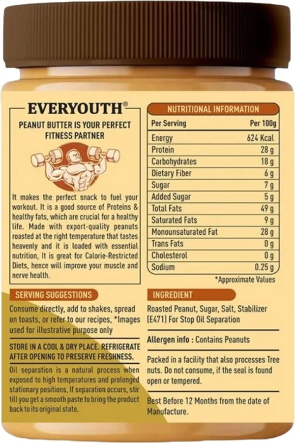 Peanut_Butter_Creamy|_26G_Protein_|_Non_Gmo_|_Zero_Cholesterol_|_Gluten_Free_|_(500_G)_Pack_Of_2