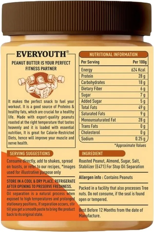 Peanut_Butter_Almond_Crunchy|_26G_Protein_|_Non_Gmo_|_Zero_Cholesterol_|_(500_G)_Pack_Of_2