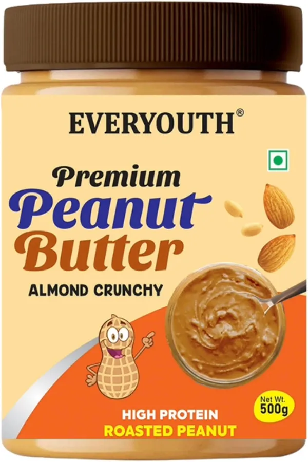 Peanut_Butter_Almond_Crunchy|_26G_Protein_|_Non_Gmo_|_Zero_Cholesterol_|_(500_G)_Pack_Of_2