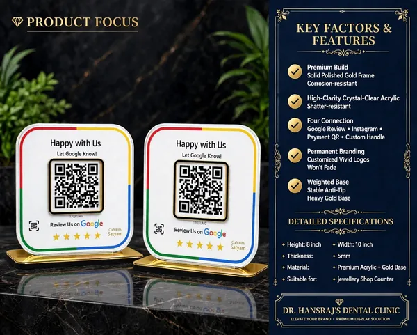 1_QR_NFC_Enabled_Premium_Google_Review_Standee_with_Dynamic_QR_Code