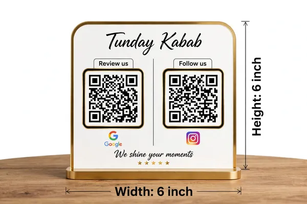 2_QR_premium_white_standy_for_restorent,cafe,etc