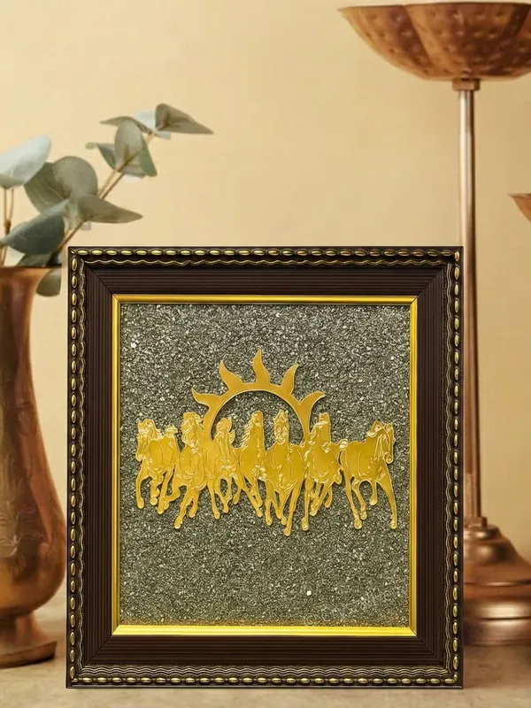 7_Horses_Pyrite_Frame_for_Wealth_&_Success_|_Money_Magnet_Vastu_–_Rudhvi