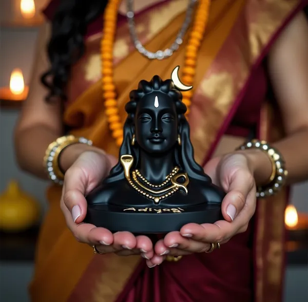 Adiyogi_Shiv_Bust_Statue_–_Premium_Black_Finish_|_Meditation_&_Spiritual_Décor