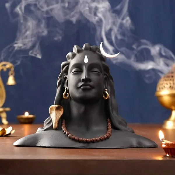Adiyogi_Shiv_Bust_Statue_–_Premium_Black_Finish_|_Meditation_&_Spiritual_Décor
