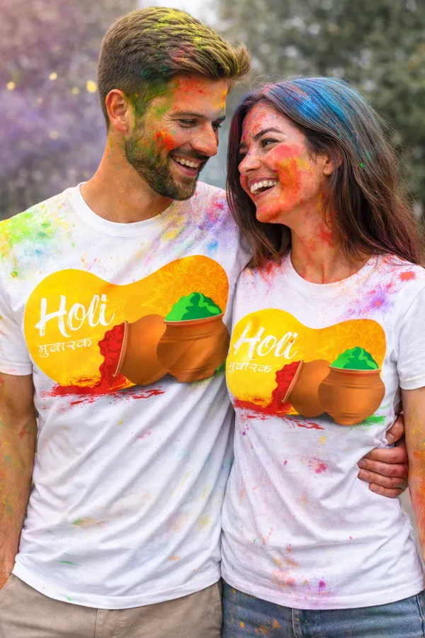 Babawill_Holi_Mubarak_Color_Splash_Unisex_Festival_T-Shirt