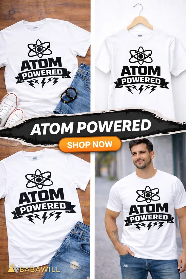 Atom_Powered_Science_Graphic_T-Shirt_–_Premium_Cotton_White_Tee_|_Babawill