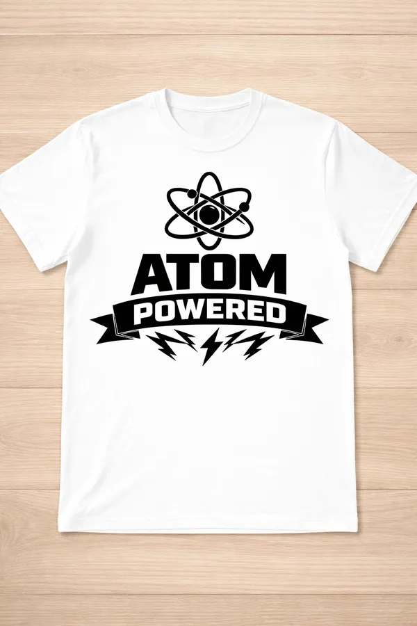 Atom_Powered_Science_Graphic_T-Shirt_–_Premium_Cotton_White_Tee_|_Babawill