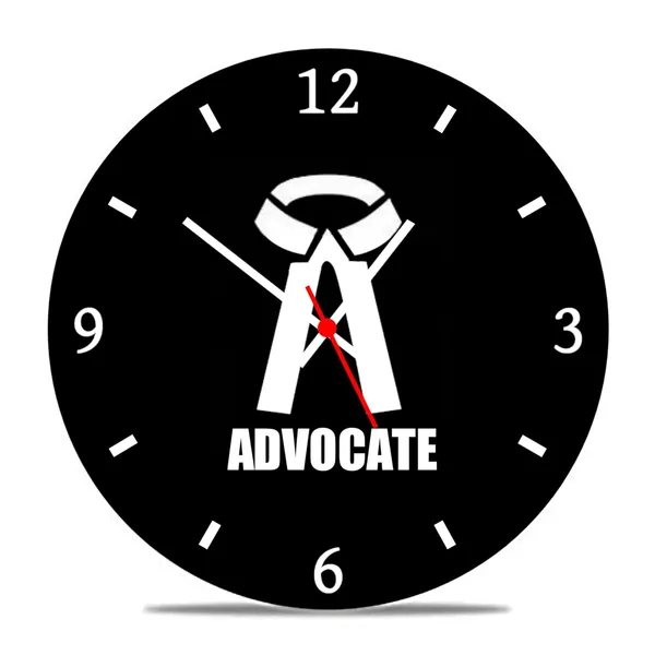 Multicolour_Advocate_Round_Mdf_Wooden_Wall_Clock_Without_Glass_(28_Cm_X_28_Cm_X_1.5_Cm)