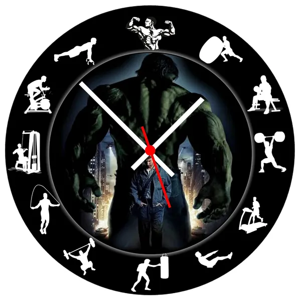 Multicolour_Hulk_Round_Mdf_Wooden_Wall_Clock_Without_Glass_(28_Cm_X_28_Cm_X_1.5_Cm)
