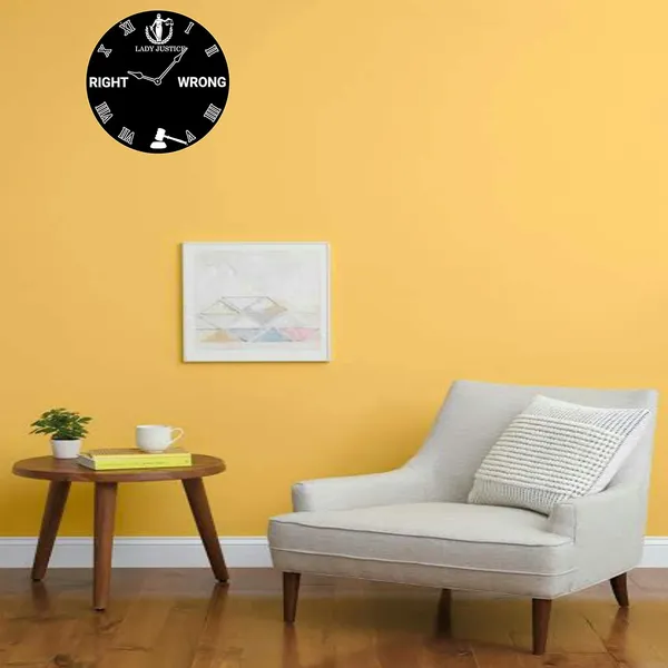 Multicolour_Justice_Law_Round_Mdf_Wooden_Wall_Clock_Without_Glass_(28_Cm_X_28_Cm_X_1.5_Cm)