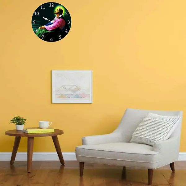 Multicolour_Jesus_Round_Mdf_Wooden_Wall_Clock_Without_Glass_(28_Cm_X_28_Cm_X_1.5_Cm)....