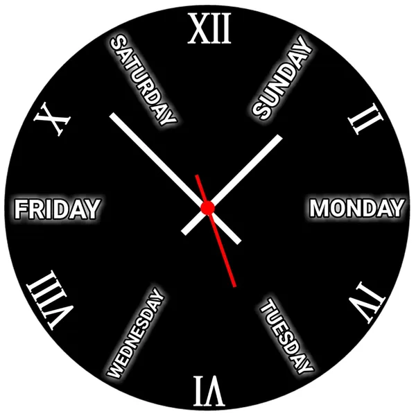 Multicolour_Weekday_Names_Round_Mdf_Wooden_Wall_Clock_Without_Glass_(28_Cm_X_28_Cm_X_1.5_Cm)