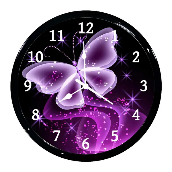 Multicolour_Nature_Butterfly_Abs_Plastic_Wall_Clock_With_Glass_In_Front_28_X_28_X_6_Cm
