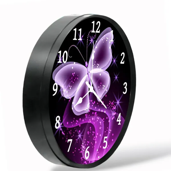 Multicolour_Nature_Butterfly_Abs_Plastic_Wall_Clock_With_Glass_In_Front_28_X_28_X_6_Cm