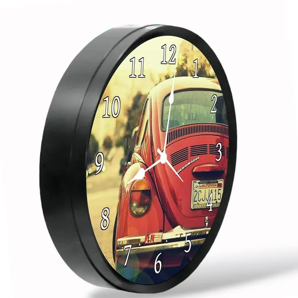 Multicolour_Car_Lover_New_Flag_Abs_Plastic_Wall_Clock_With_Glass_In_Front_28_X_28_X_6_Cm