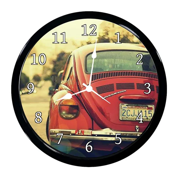 Multicolour_Car_Lover_New_Flag_Abs_Plastic_Wall_Clock_With_Glass_In_Front_28_X_28_X_6_Cm