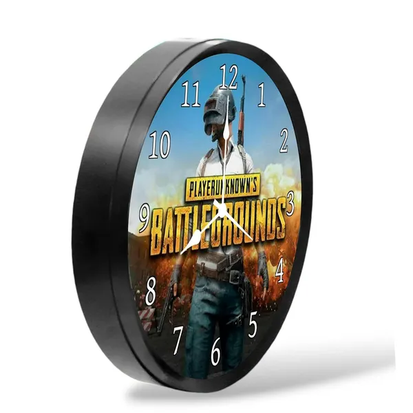 Multicolour_Pubg_Lover_Abs_Plastic_Wall_Clock_With_Glass_In_Front_28_X_28_X_6_Cm