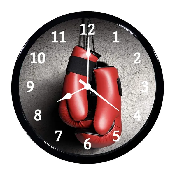 Multicolour_Boxing_Sports_Abs_Plastic_Wall_Clock_With_Glass_In_Front_28_X_28_X_6_Cm