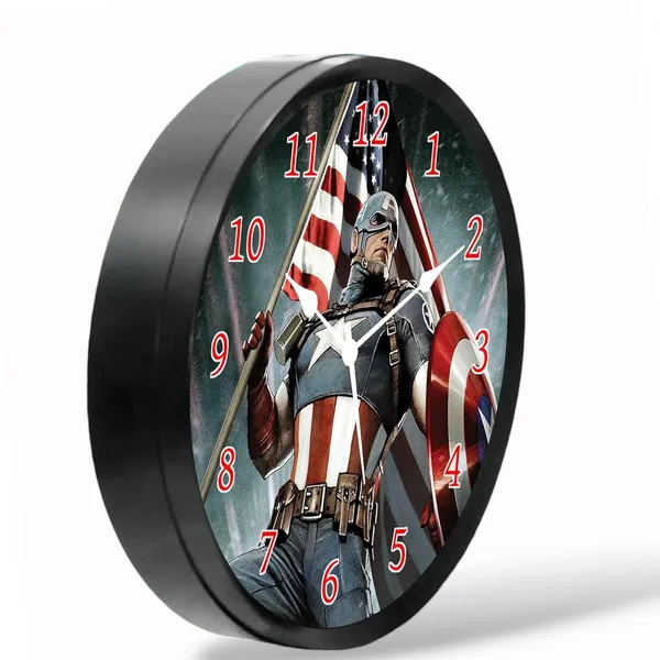 Multicolour_Captain_America_Abs_Plastic_Wall_Clock_With_Glass_In_Front_28_X_28_X_6_Cm