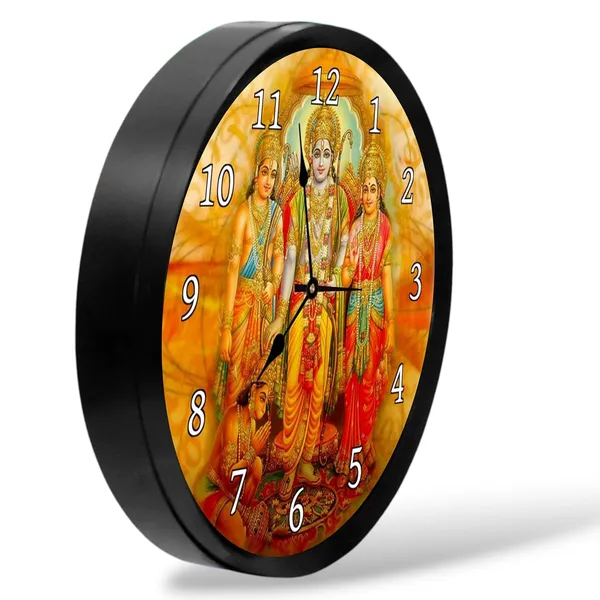 Multicolour_Ramayan_Diwali_Gifts_Abs_Plastic_Wall_Clock_With_Glass_In_Front_28_X_28_X_6Cm