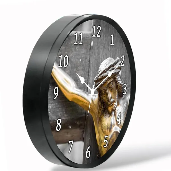 Multicolour_Jesus_New_123_Plastic_Wall_Clock_Diwali_Gifts_With_Glass_In_Front_28_X_28_X_6_Cm