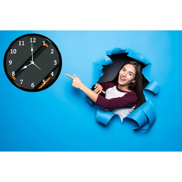 Multicolour_New_Look_X_Design_Plastic_Wall_Clock_Diwali_Gifts_With_Glass_In_Front_28_X_28_X_6_Cm