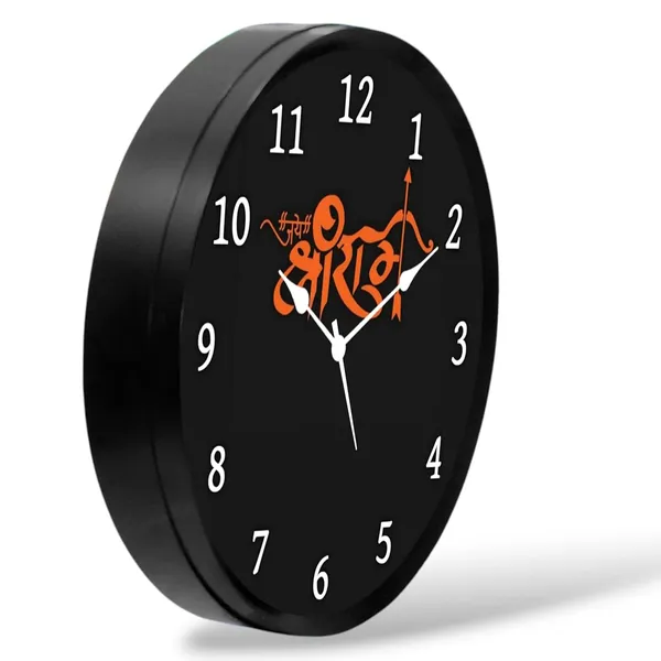 Multicolour_Shree_Ram_Design_Plastic_Wall_Clock_Diwali_Gifts_With_Glass_In_Front_28_X_28_X_6_Cm
