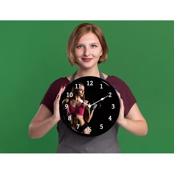 Multicolour_Gym_Design_Abs_Plastic_Wall_Clock_With_Glass_In_Front