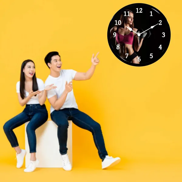 Multicolour_Gym_Design_Abs_Plastic_Wall_Clock_With_Glass_In_Front