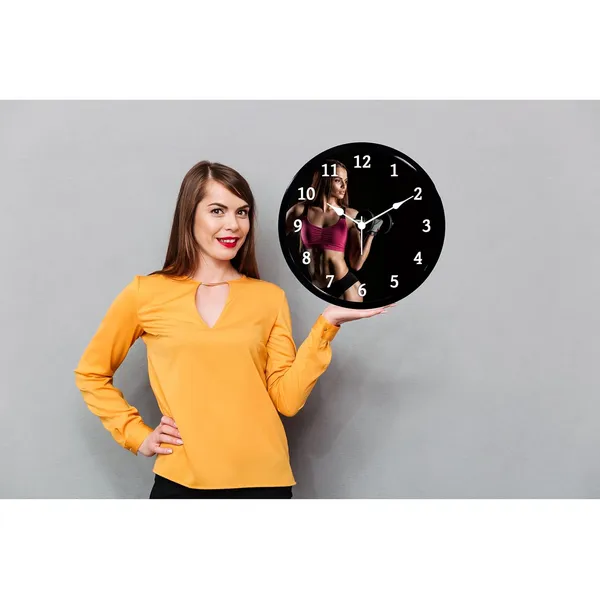 Multicolour_Gym_Design_Abs_Plastic_Wall_Clock_With_Glass_In_Front