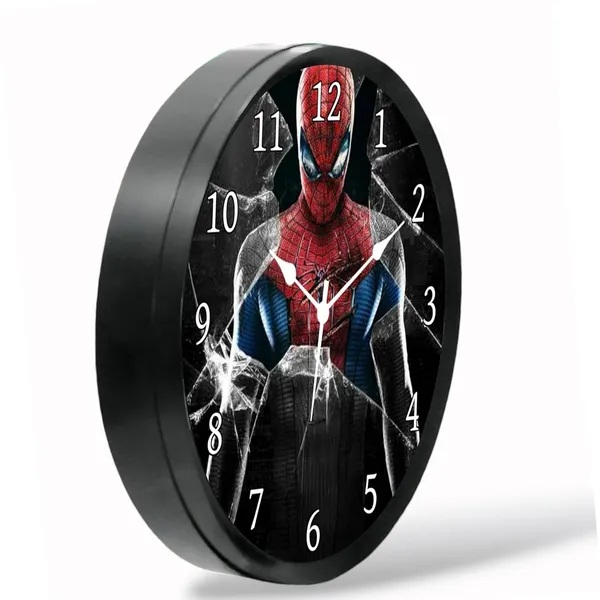 Multicolour_Spiderman_Update_Abs_Plastic_Wall_Clock_With_Glass_In_Front..._Awesome_Quality