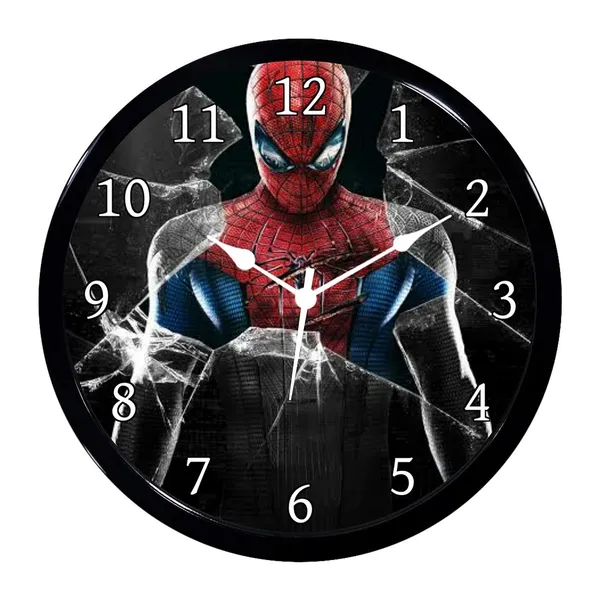 Multicolour_Spiderman_Update_Abs_Plastic_Wall_Clock_With_Glass_In_Front..._Awesome_Quality
