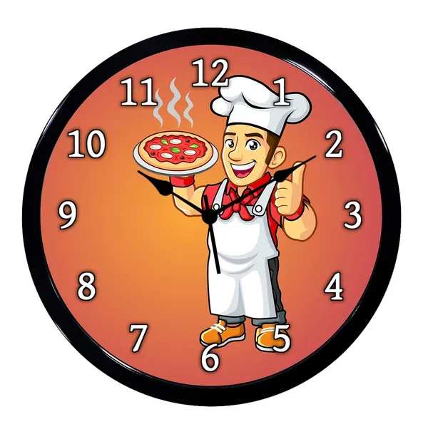 Multicolour_Chef_New_Abs_Plastic_Wall_Clock_With_Glass_In_Front_28_X_28_X_6_Cm