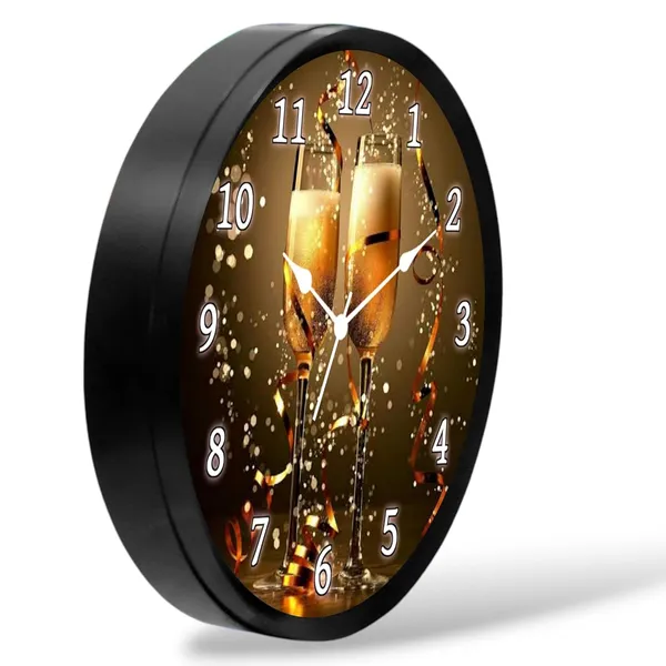 Multicolour_Product_Summary:_Bar(Glass)_Abs_Plastic_Wall_Clock_With_Glass_In_Front...