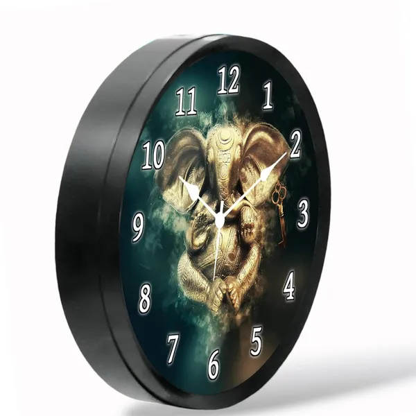 Multicolour_Jai_Ganesh_Abs_Plastic_Wall_Clock_With_Glass_In_Front_28_X_28_Xv_6_Cm