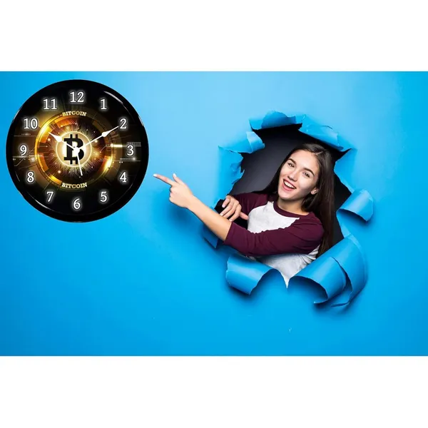 Multicolour_Bitcoin_2_Abs_Plastic_Wall_Clock_With_Glass_In_Front