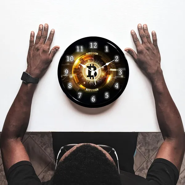 Multicolour_Bitcoin_2_Abs_Plastic_Wall_Clock_With_Glass_In_Front