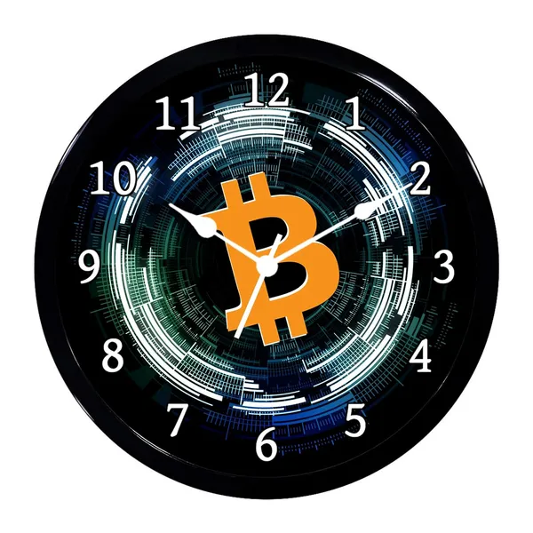 Multicolour_Bitcoin_Abs_Plastic_Wall_Clock_With_Glass_In_Front_28_X_28_X_6_Cm