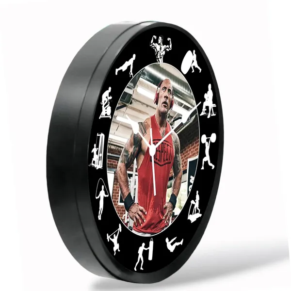 Multicolour_Rock_Gym_Abs_Plastic_Wall_Clock_With_Glass_In_Front_28_X_28_X_6_Cm