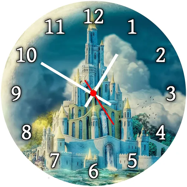 Multicolour_Beauty_Land_Round_Mdf_Wooden_Wall_Clock_Without_Glass_(28_Cm_X_28_Cm_X_1.5_Cm)